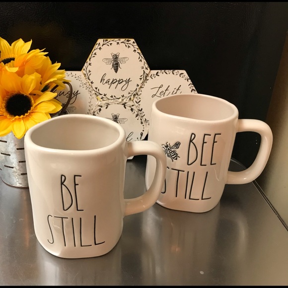 Rae Dunn Bee Still & Bee Still 🐝 Mugs (2 Mugs) - Picture 3 of 8